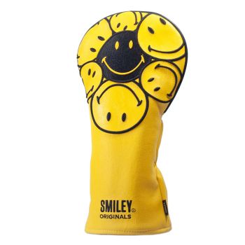 Brand Fusion Smiley Original Stacked Fairway Headcover Yellow Black