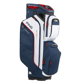 Ping Pioneer 244 Cart Bag Navy White Red
