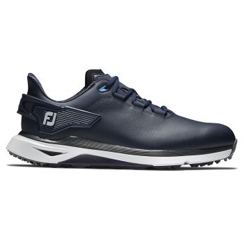UK 8 Navy Leather Men FOOTJOY Golf Shoes Clearance Golf Shoes Silvermere Golf