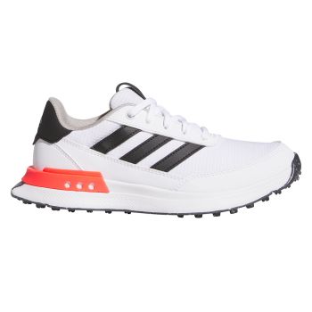 adidas S2G 24 Spikeless Junior Golf Shoes White Black IH8541