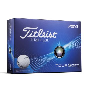 Titleist Tour Soft Aim 360 White Dozen Golf Balls