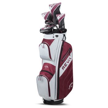 Callaway REVA 8 Piece Cart Bag Complete Set Eggplant