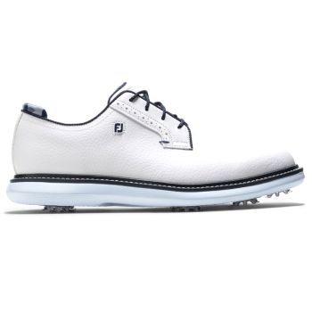 Footjoy Traditions Blucher Golf Shoes White Sky Blue Camo 57972