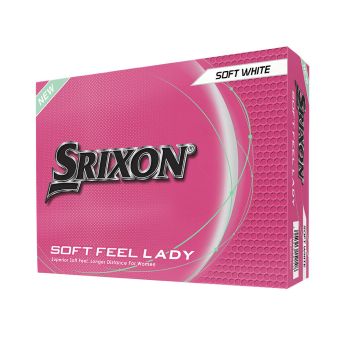 Srixon Soft Feel Lady White Dozen Pack