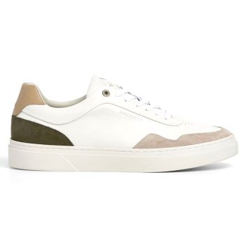 Hackett Hackney delta Golf Shoes White Caramel Beige
