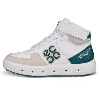 Ecco Ladies Street 720 V1 Golf Shoes Grey White Green