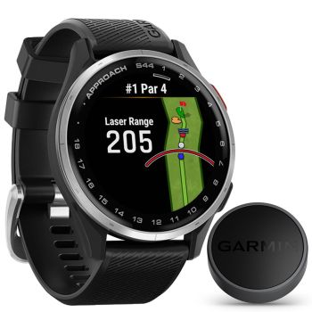 Garmin Approach S44 Watch & CT1 Tags Black
