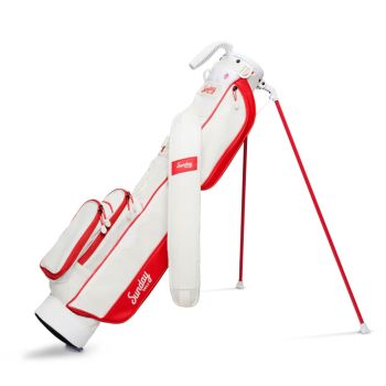 Sunday Golf LOMA 6 Club Carry Bag Red White