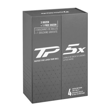 TaylorMade TP5 X Golf Balls 4 Dozen for 3