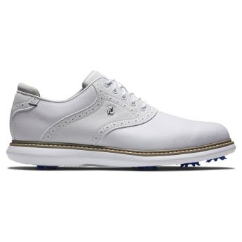 FootJoy Traditions Golf Shoes - White - 57903