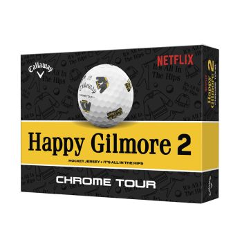 Callaway Happy Gilmore 2 "It's All In The Hips" Chrome Tour Golf Balls