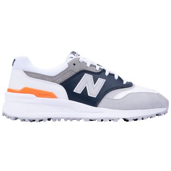 New Balance 997 SL Golf Shoes White Grey Navy MG997S