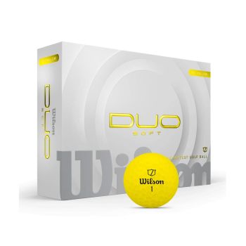 Wilson Duo Soft Yellow Golf Balls 2025