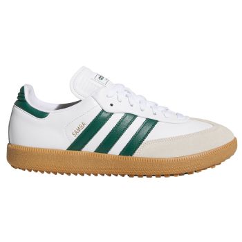 adidas Samba Spikeless Golf Shoes White Green JH6151