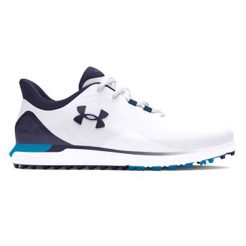 Under Armour Drive Fade Spikeless Golf Shoes White Capri