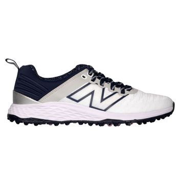 New Balance Womens Fresh Foam Contend White Navy Golf Shoes