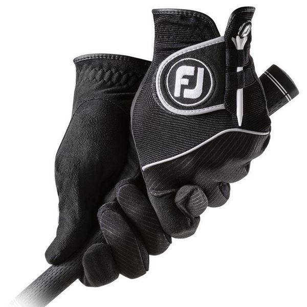 FootJoy Ladies RainGrip Black Pair of Gloves For the Right Handed Golfer