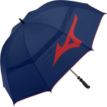 Mizuno Double Canopy 55" Umbrella - Navy, Golf Umbrellas