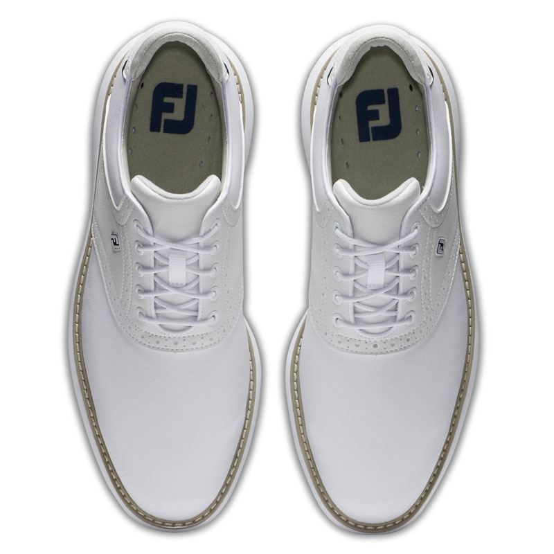 Footjoy Traditions Golf Shoes - White - 57903