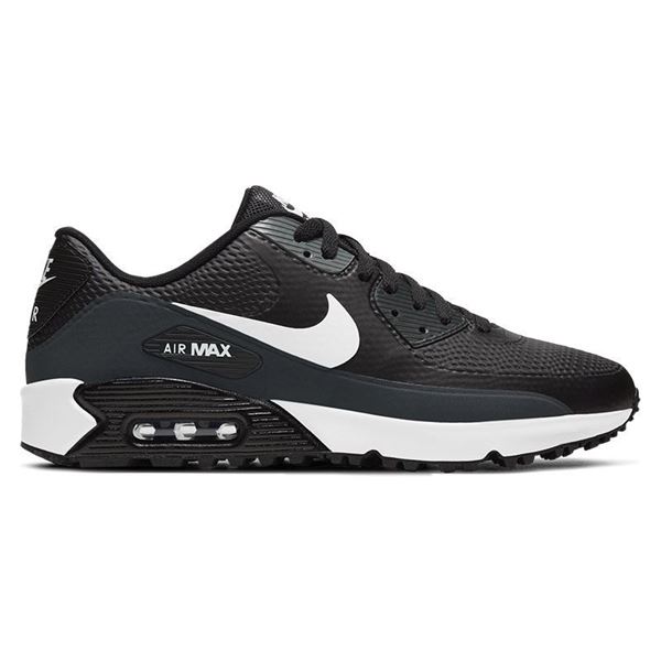 Nike Air Max 90 G Golf Shoes - Black/White - CU9978 002