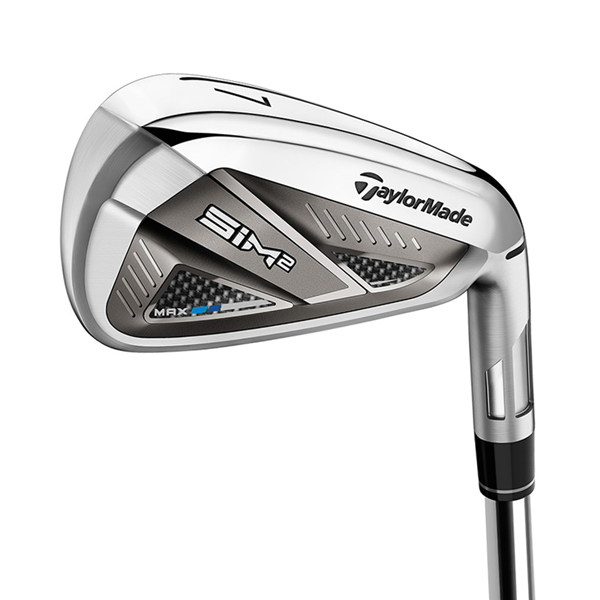 Taylormade SIM 2 Max Steel Irons, Golf Clubs Irons