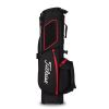 Titleist Players 4 Stand Bag - Black/Black/Red