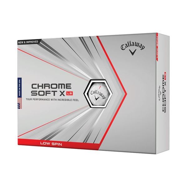 Callaway Chrome Soft X LS 2021 Dozen Pack, Golf Balls