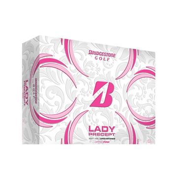 Bridgestone Precept Ladies Golf Balls - Pink, Ladies Golf Balls
