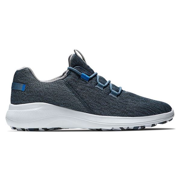 Footjoy Flex Coastal Golf Shoes - Navy/Blue - 56137, Golf Shoes Mens