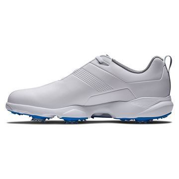  Footjoy eComfort Golf Shoes - White 57702, Golf Shoes Mens