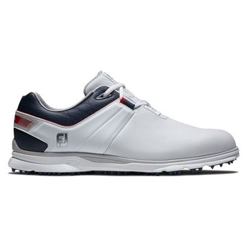 Footjoy Pro SL Golf Shoes - White/Navy 53074, Golf Shoes Mens