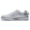 Footjoy Pro SL BOA Golf Shoes - White/Gray 53078, Golf Shoes Mens