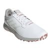 adidas S2G Spikeless Golf Shoes - White/Grey/Red, Golf Shoes Mens