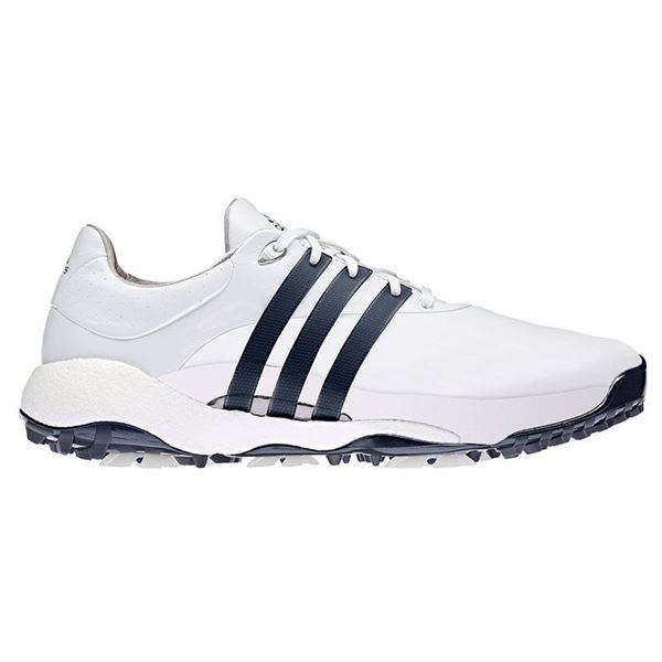 adidas TOUR360 INFINITY Golf Shoes - White/Navy/Silver GV7247, Golf Shoes Mens