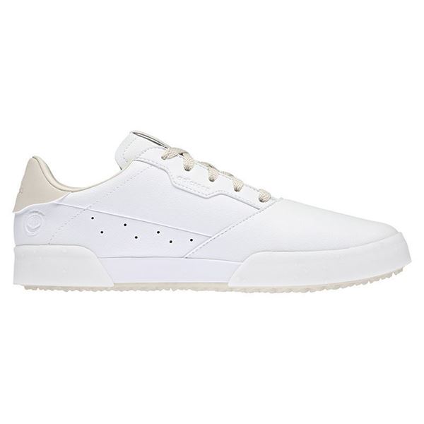 adidas ADICROSS RETRO Golf Shoes - White/Brown GX3027, Golf Shoes Mens