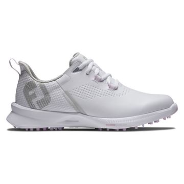 FootJoy Ladies Fuel Golf Shoes - White/Pink 92373, Golf Shoes Mens