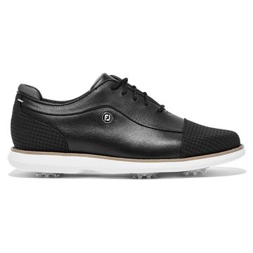 Footjoy Ladies Traditions Golf Shoes - Black 97917, Golf Shoe Ladies