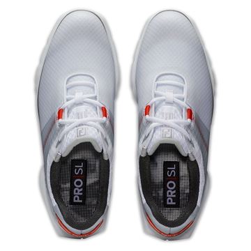 Footjoy Pro SL Sports Golf Shoes White Gray 53853