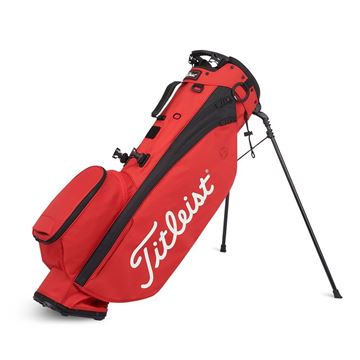 Titleist Players 4 Stand Bag Red Black
