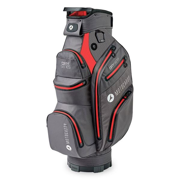 Motocaddy Dry Series Cart Bag 2022 Charcoal/Red