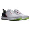 Footjoy Fuel Golf Shoes White Navy 55452