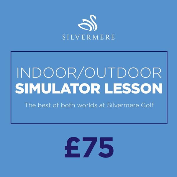 Indoor and Outdoor Full Swing Simulator Lesson at Silvermere 