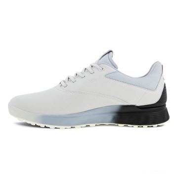 Ecco Golf Shoes S-Three White Black Air 102944 60613