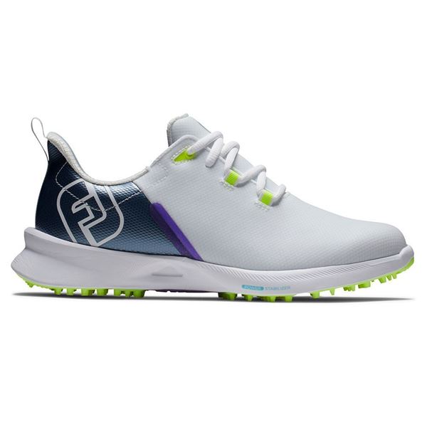 Footjoy Ladies Fuel Sport Golf Shoes White Navy 90128
