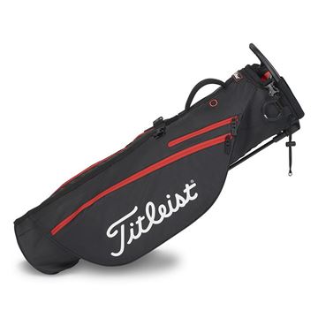 Titleist Premium Carry Bag Black Red 