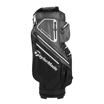 TaylorMade Storm Dry Waterproof Cart Bag - BLK/GRY/WHT