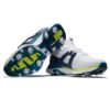 Footjoy Hyperflex Golf Shoes White Lime Navy 51075