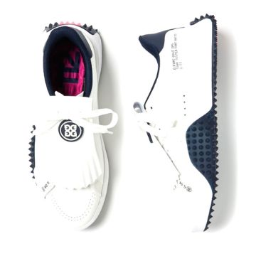 G Fore Ladies Kiltie G.112 Golf Shoes - Snow/Twilight GLF000022
