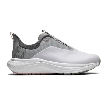 Footjoy Ladies Quantum Excel Golf Shoes White Grey 97810