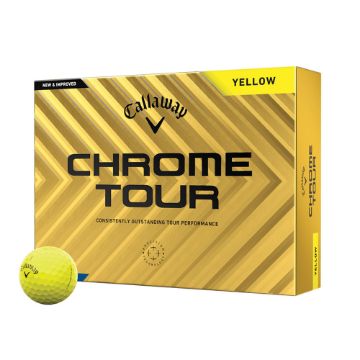 Callaway Chrome Tour Dozen Pack Yellow